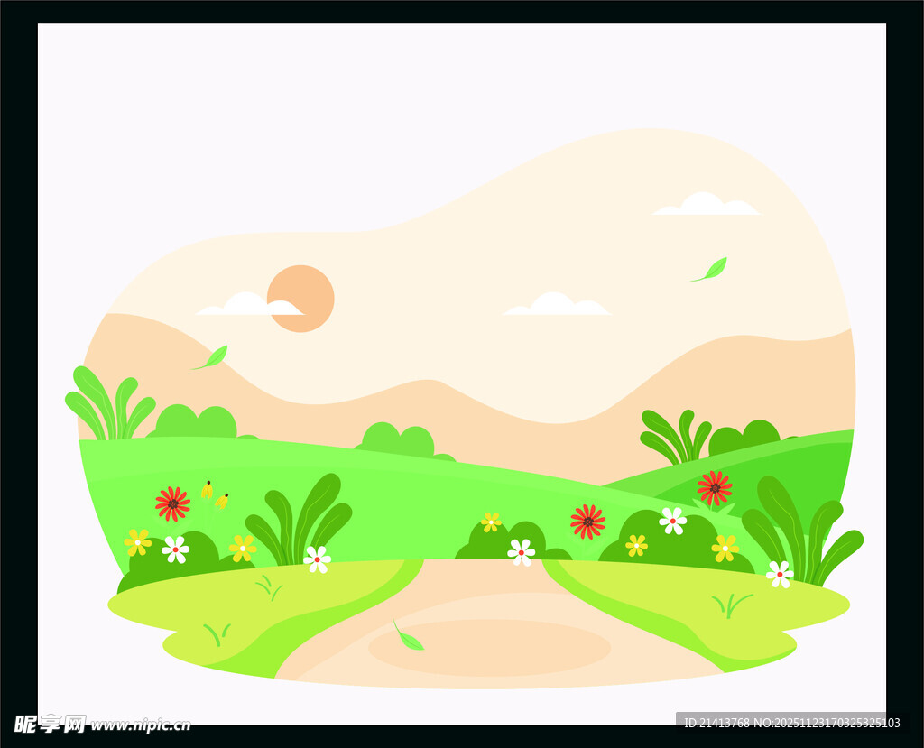 田园风光清新自然美景