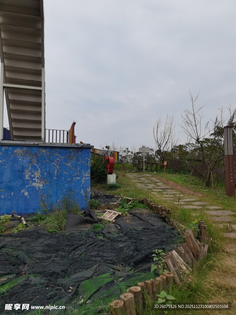 乡村户外一角的田园景象