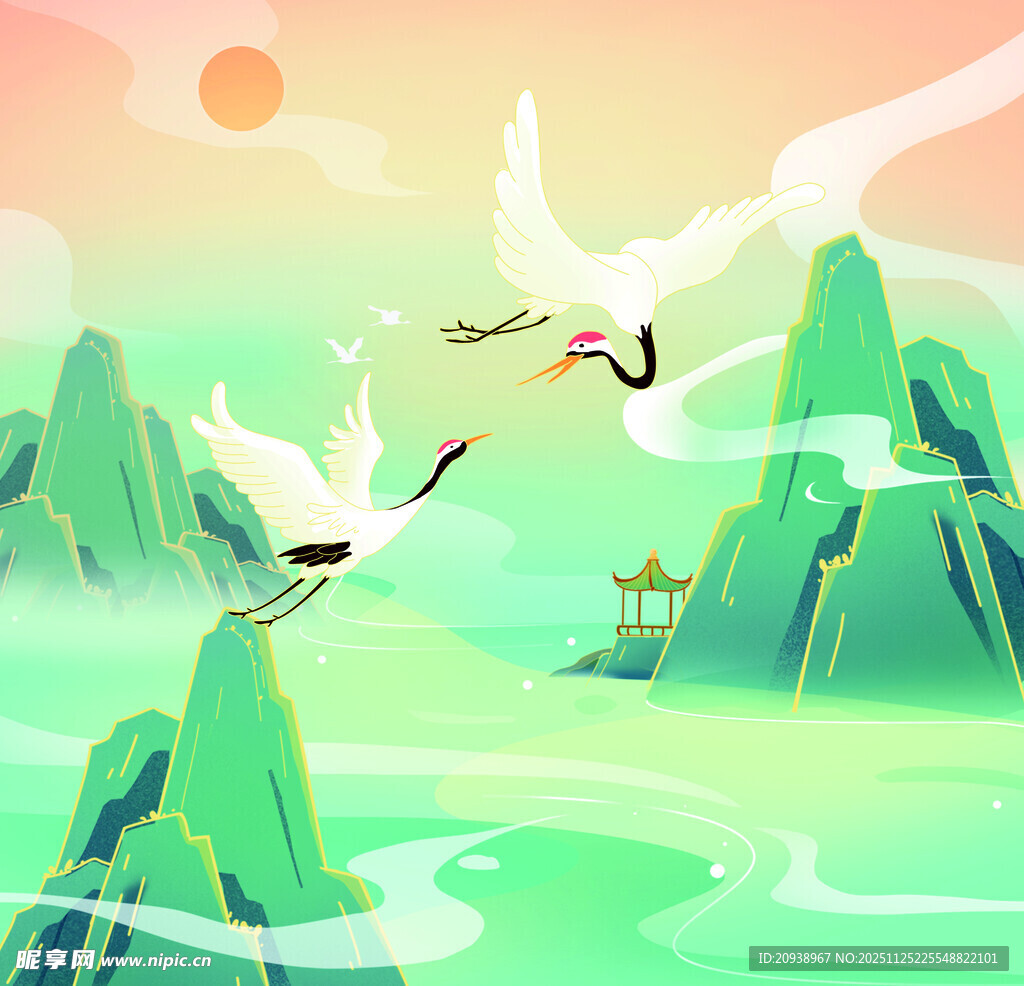 盆景展示海报背景