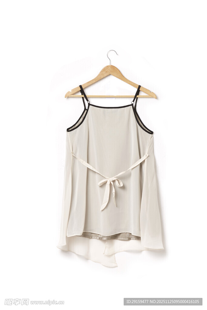 简约系带无袖上衣展示