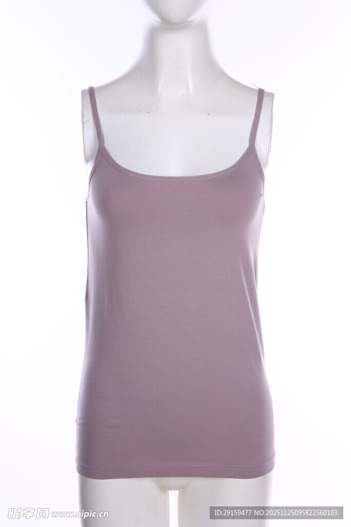 紫色吊带背心展示