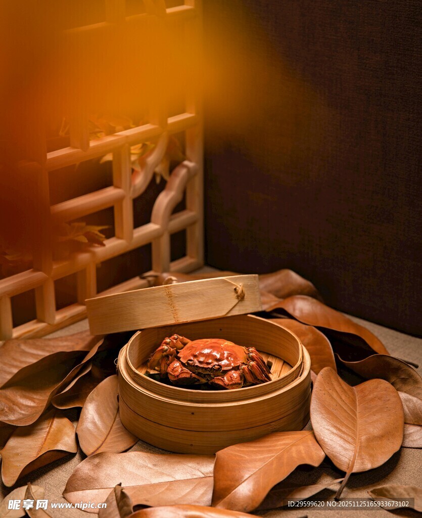 蒸笼里的大闸蟹