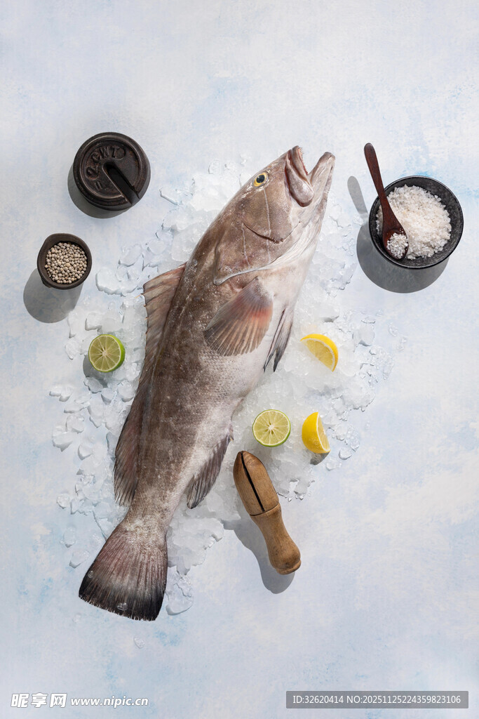 鲜鱼及烹饪配料