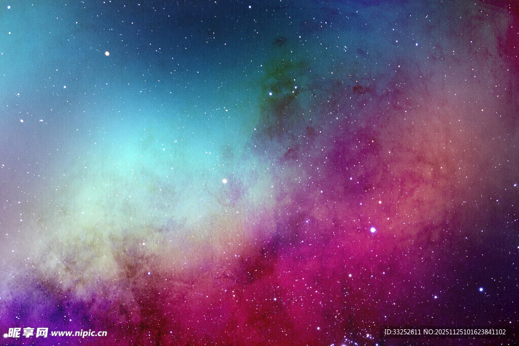 梦幻绚丽的宇宙星空背景