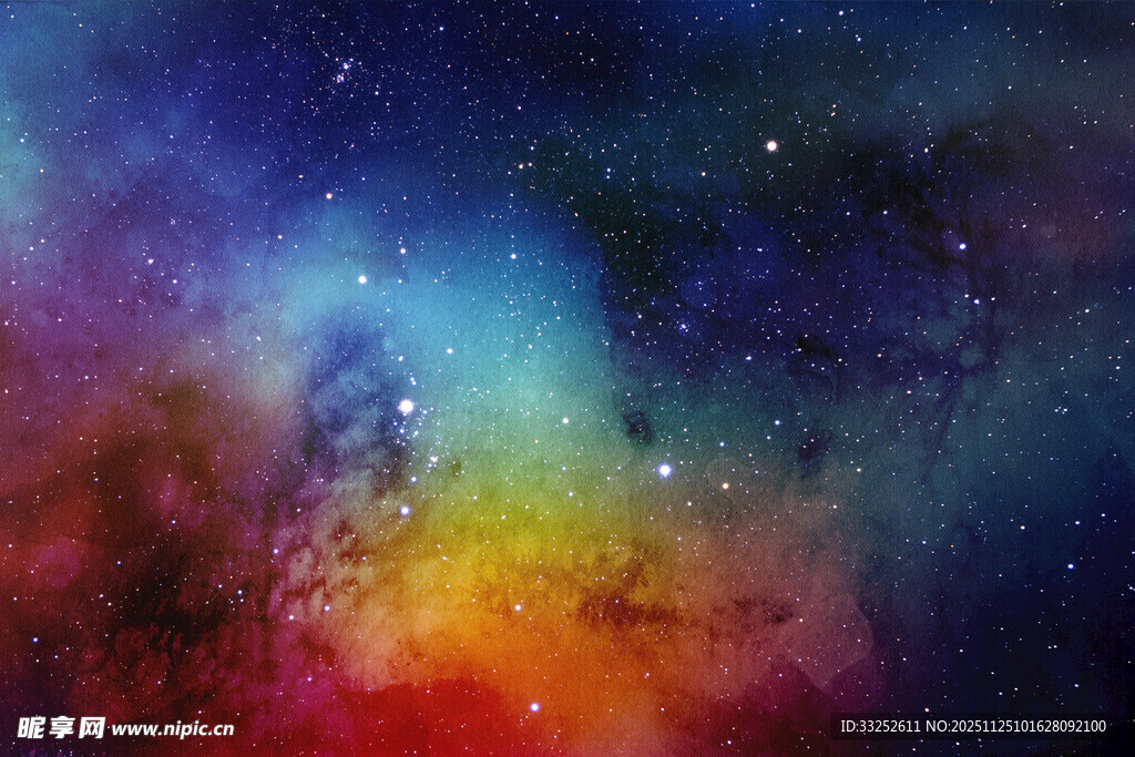 梦幻绚丽的星云景象