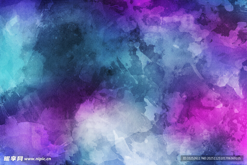 梦幻水彩渐变背景纹理