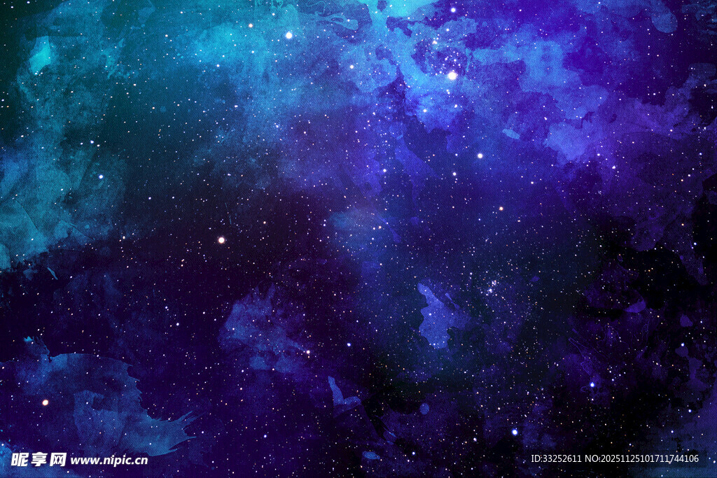 梦幻绚丽的宇宙星空背景