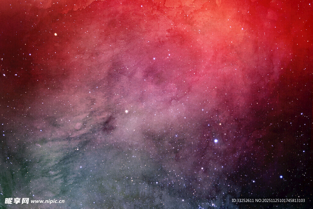 绚丽星云宇宙美景