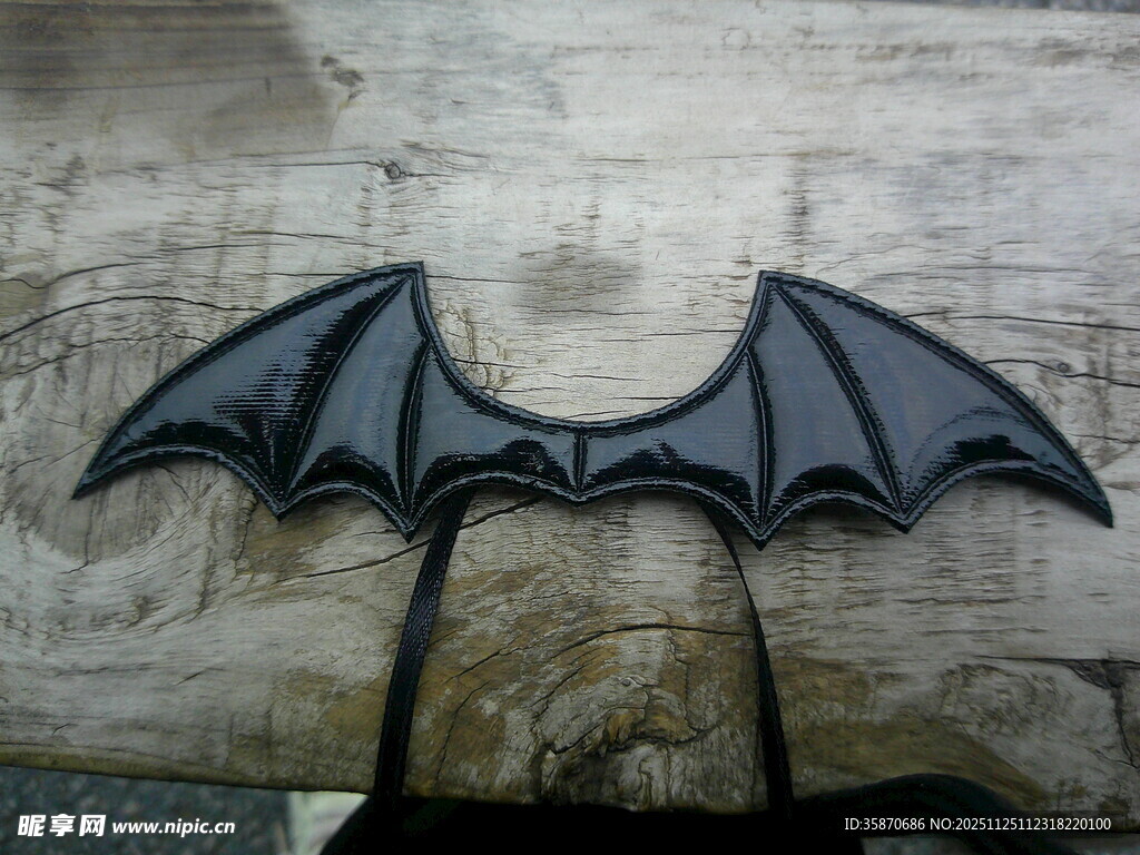 黑色蝙蝠翅膀装饰品