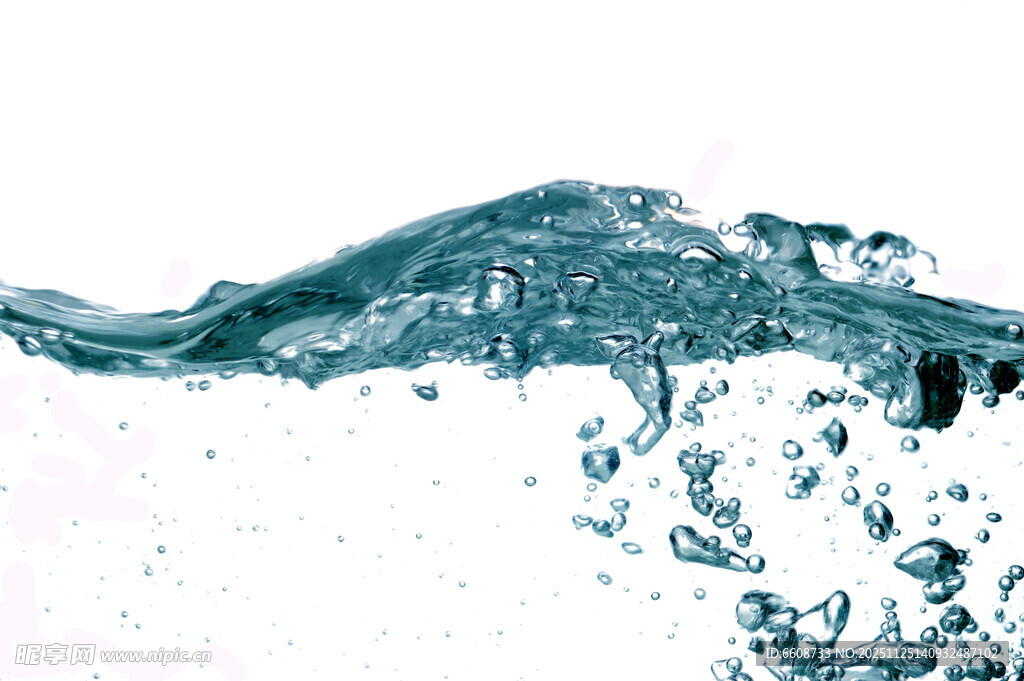 蓝色水花动态瞬间