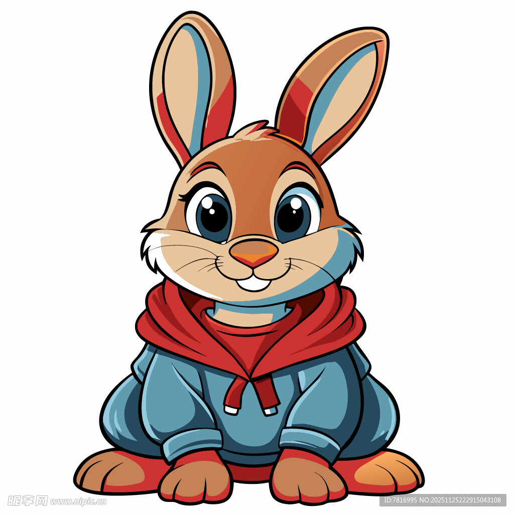 可爱兔子卡通形象