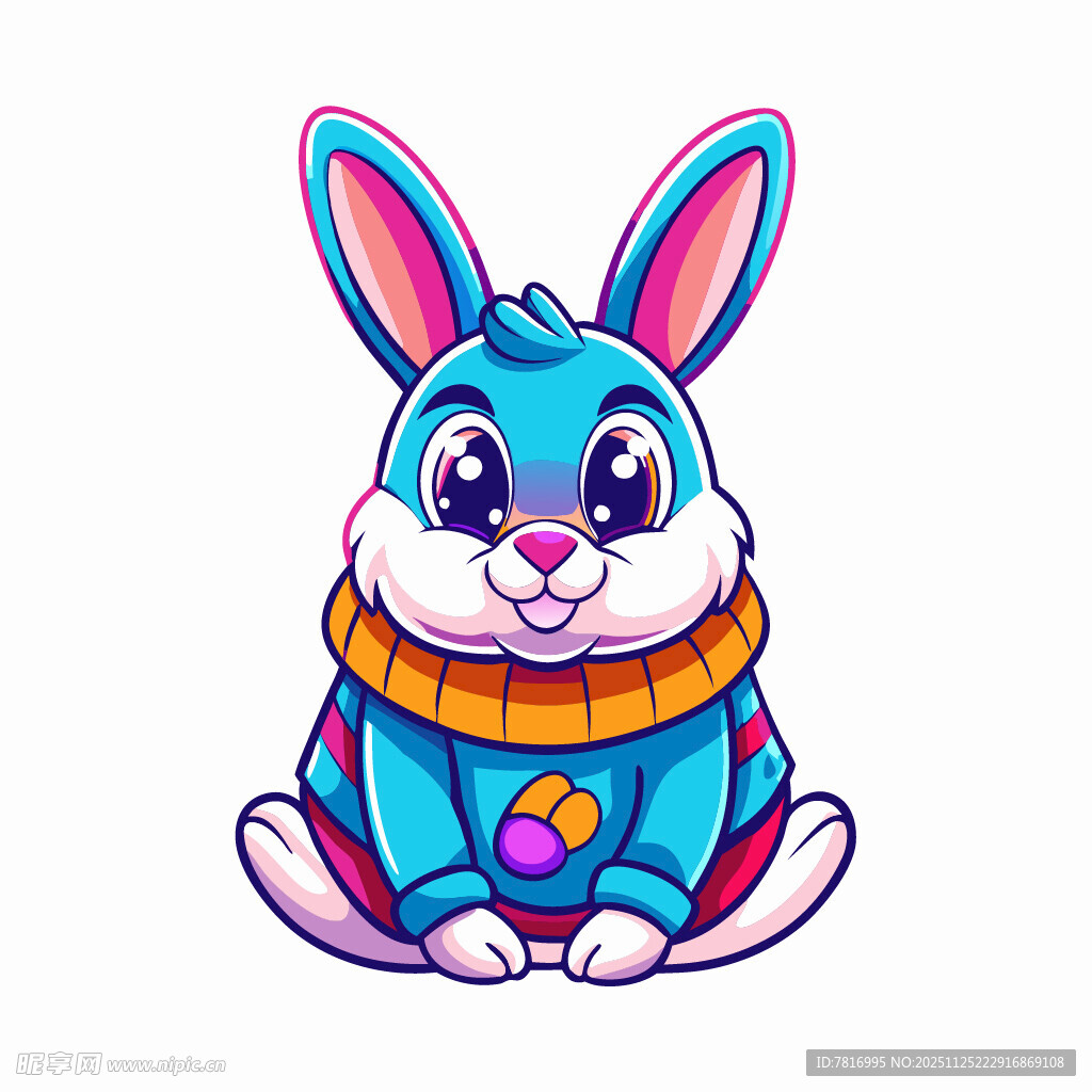 可爱卡通兔子形象