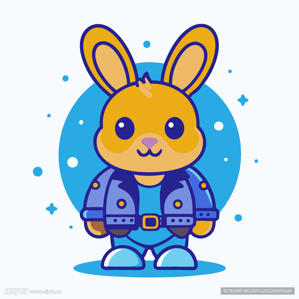 可爱兔子卡通形象