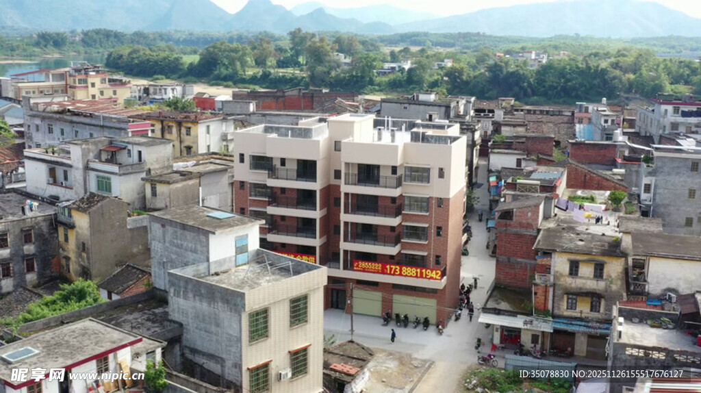 俯瞰城市建筑景观