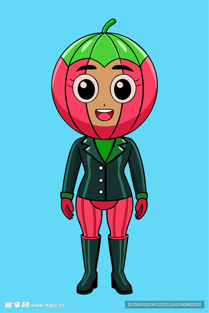 卡通南瓜造型人物形象