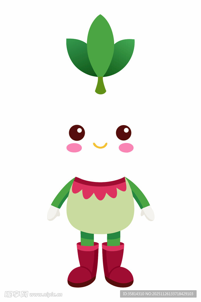 可爱萝卜卡通形象