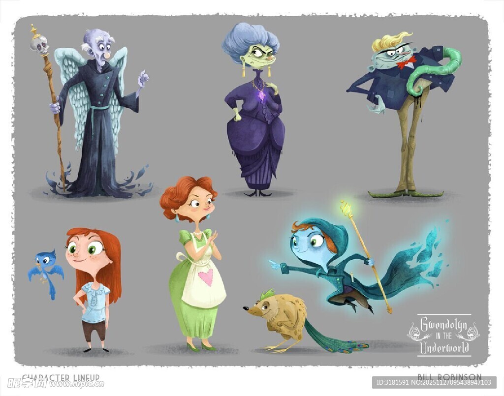 奇幻角色卡通形象设计