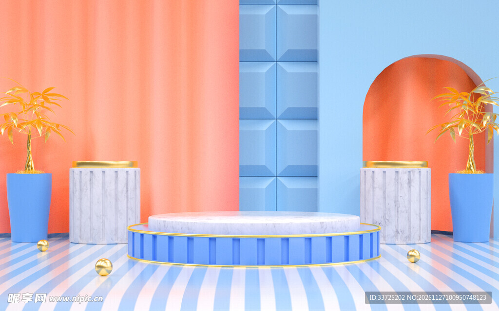 直播间展板背景