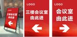 会议指示牌