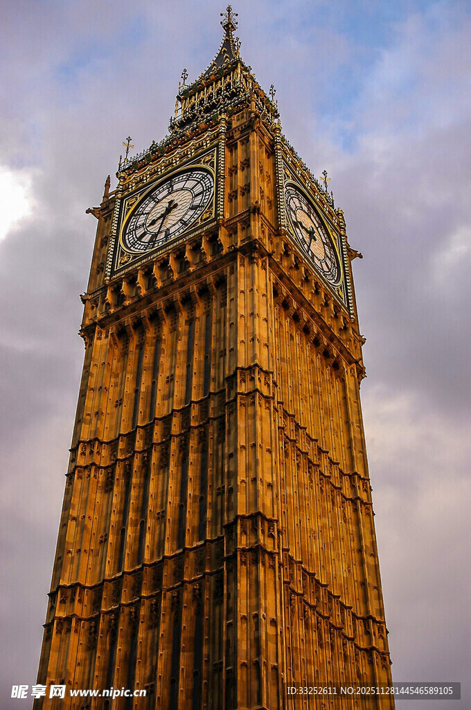 伦敦大本钟宏伟建筑景观