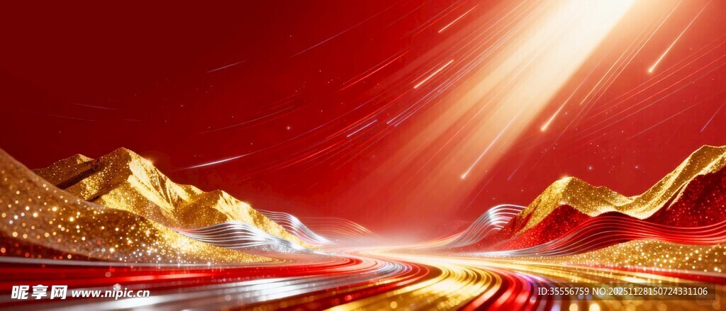 红色高级简约背景