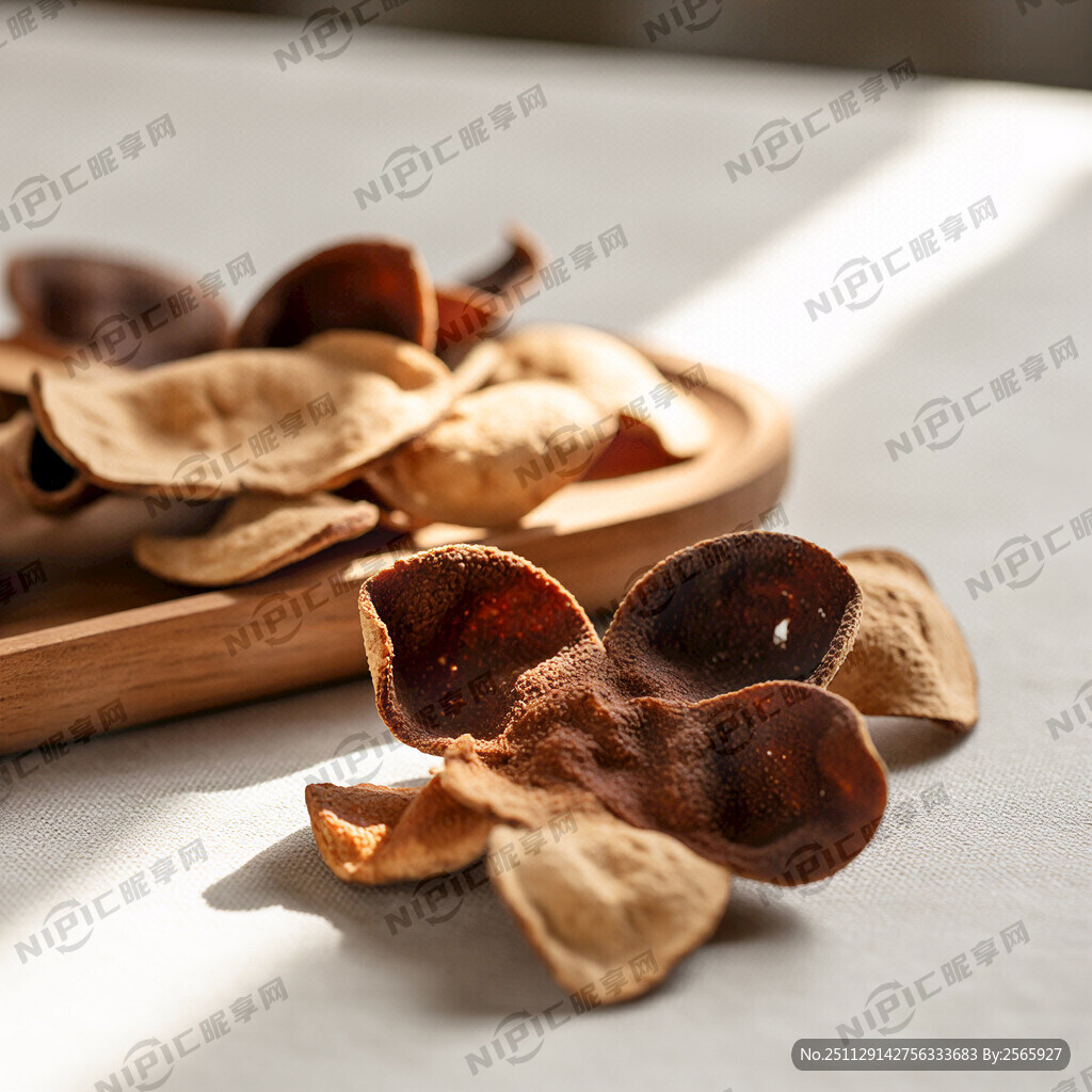 陈皮蜡烛香氛 旁边放几块陈皮