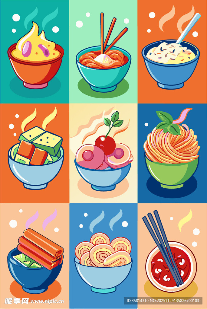 多彩美味中式面食集锦