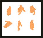 多样手势图标集合