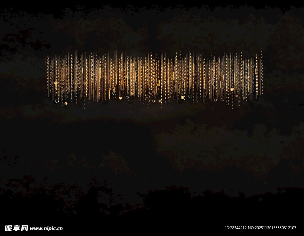 璀璨婚礼舞台吊顶装饰景观