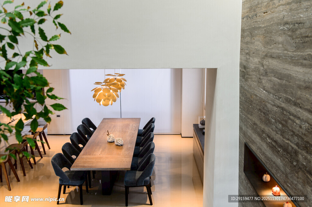 现代简约风餐厅室内场景