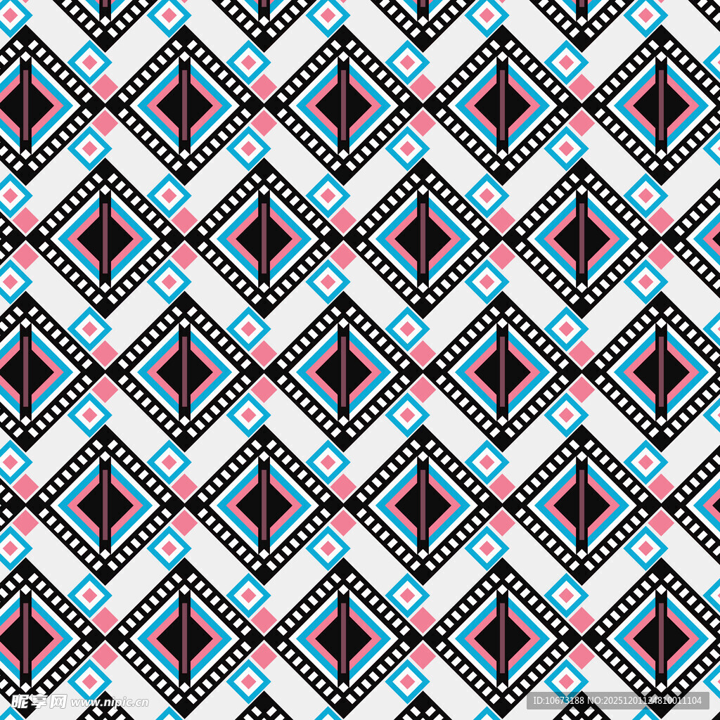 几何菱形图案纹理设计