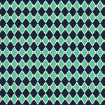 蓝绿菱形几何图案背景