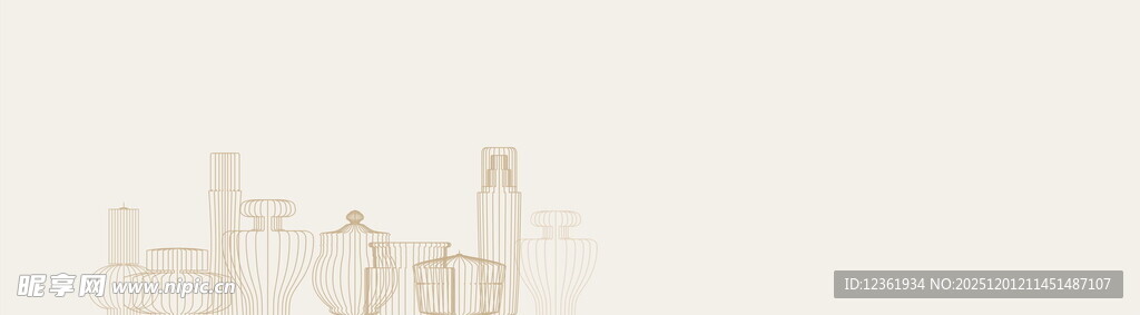 简约浅色积木摆件