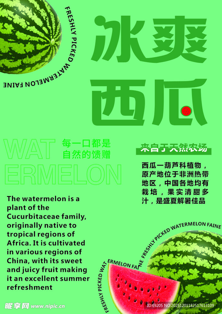 西瓜海报