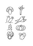 手绘蔬菜简笔画集合