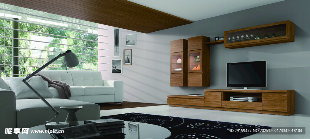 现代简约风客厅家居场景