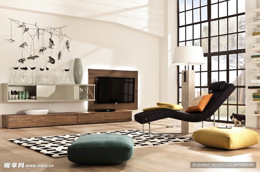 现代简约风客厅家居场景