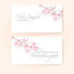 樱花主题婚礼请柬
