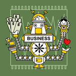 机器人展现多元商业元素