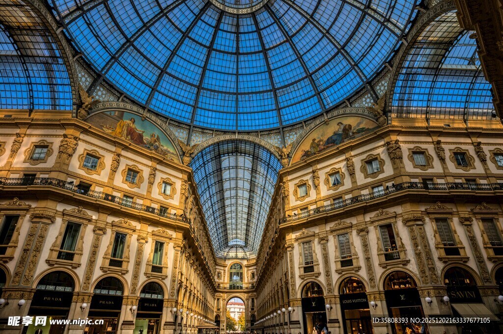 米兰埃马努埃莱二世拱廊