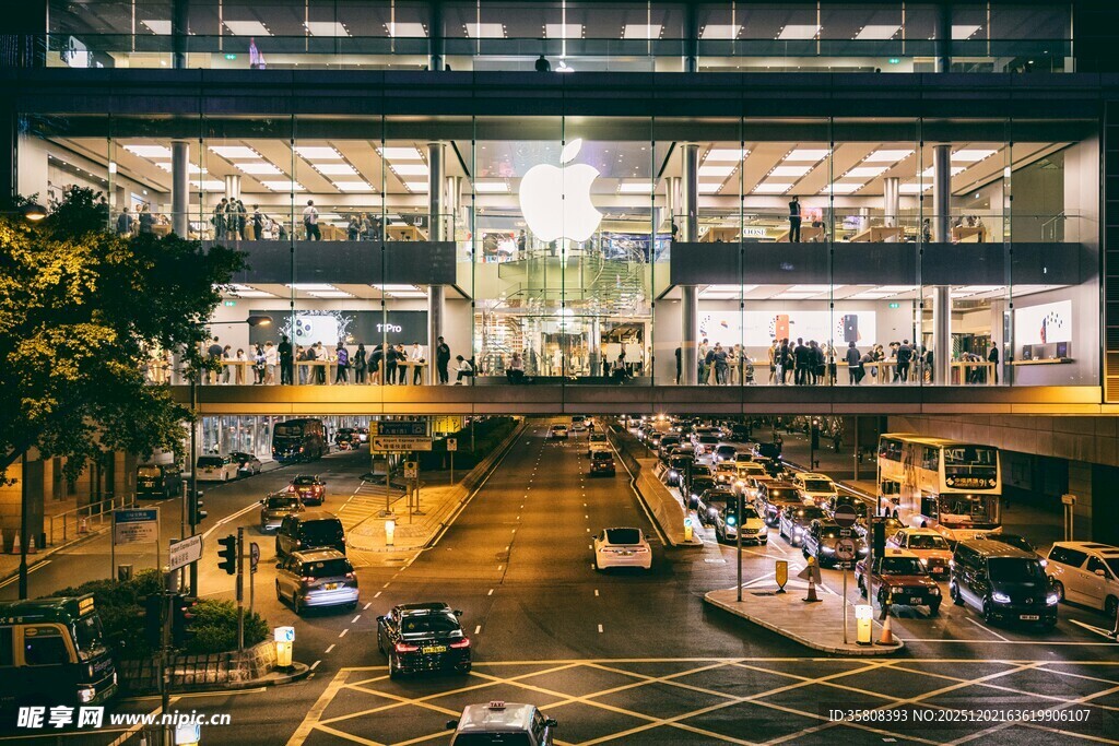 繁华都市商业街