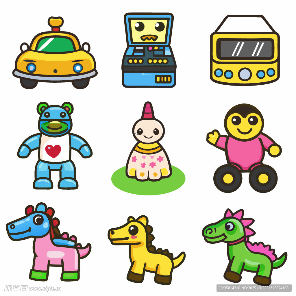 可爱卡通玩具大集合