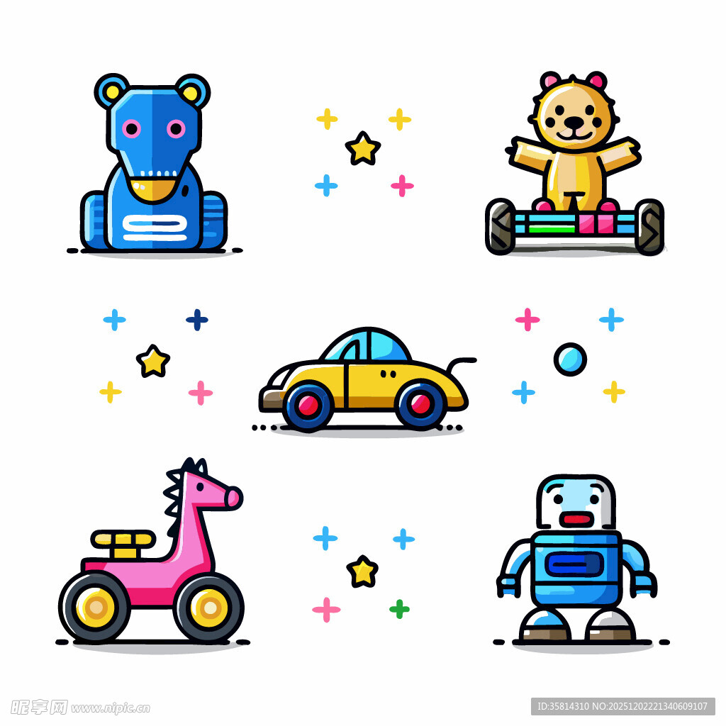 可爱卡通玩具集合