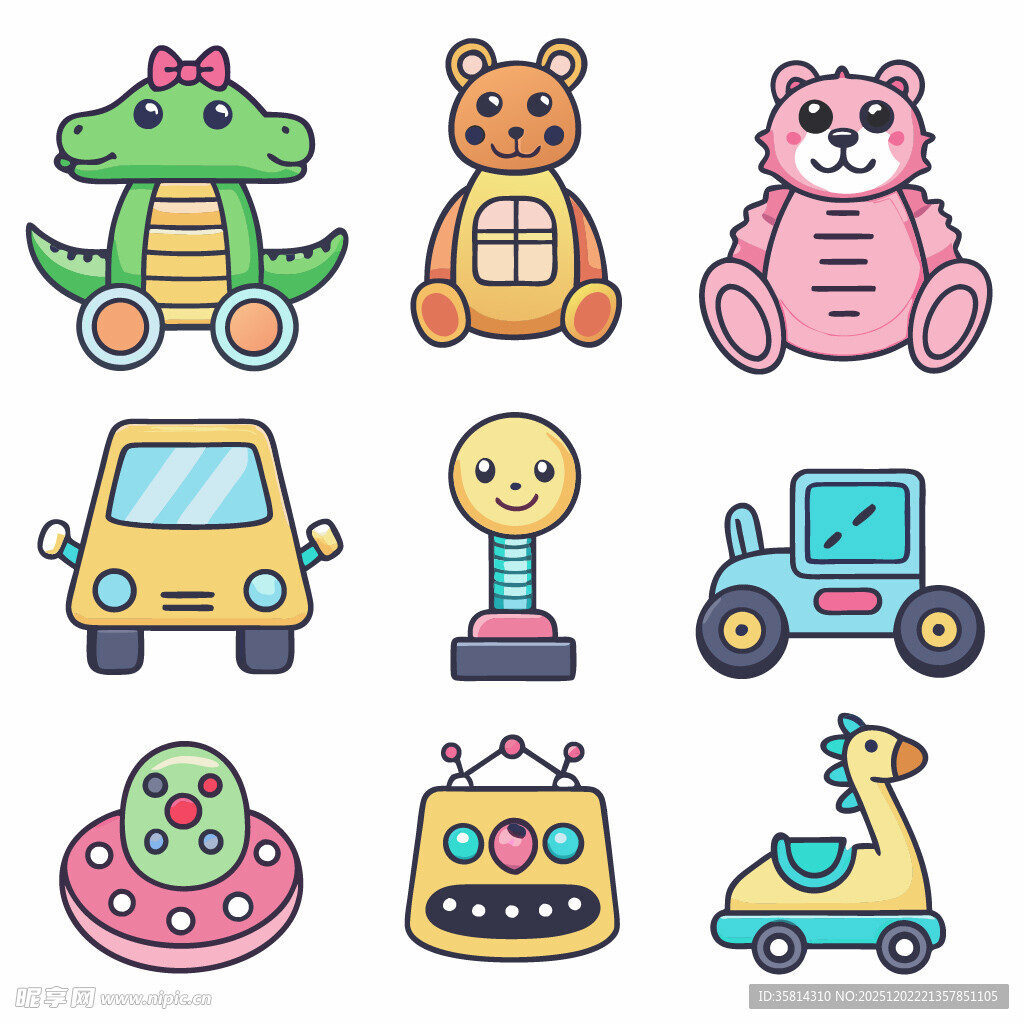 可爱卡通玩具大集合