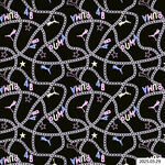 多彩链条图案纹理背景