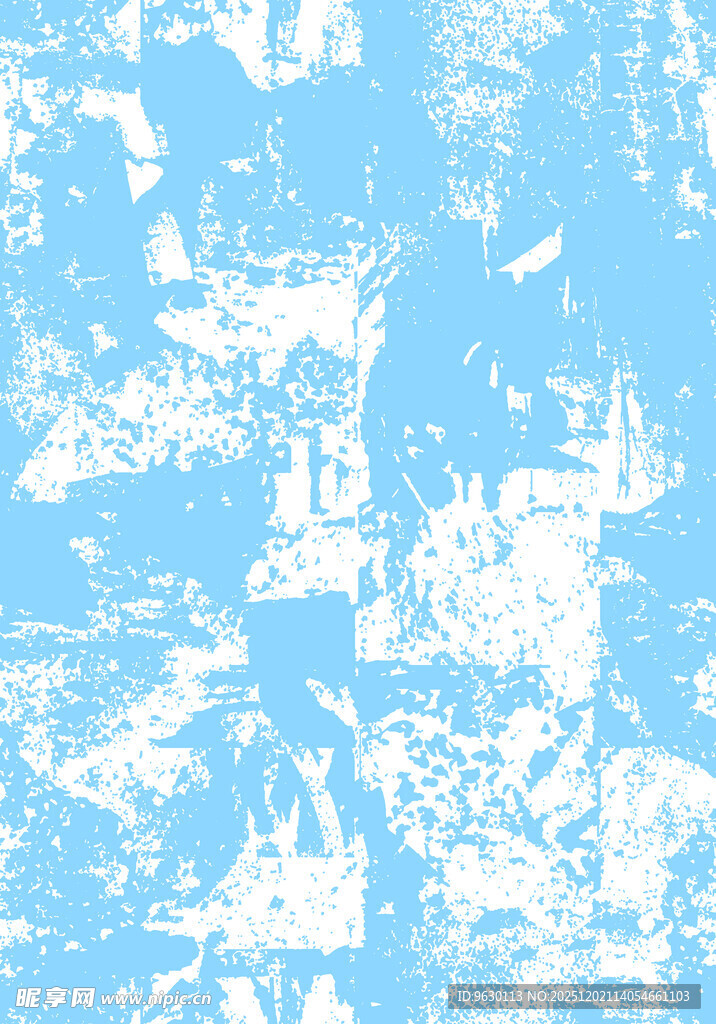 浅蓝色斑驳纹理背景图