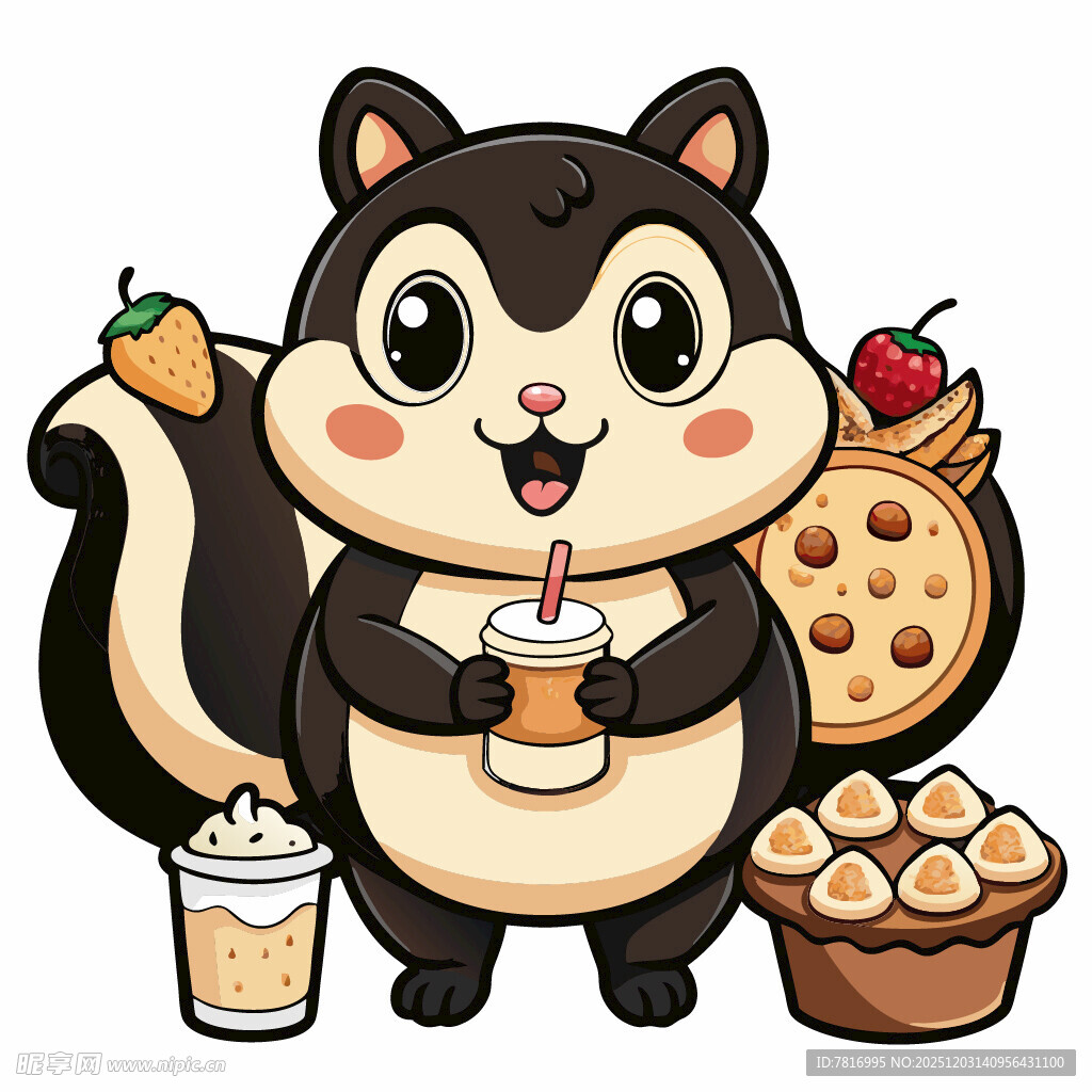 松鼠畅享美味零食时刻