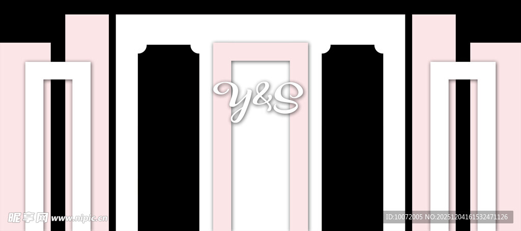 婚礼舞台 粉白婚礼 婚礼签到