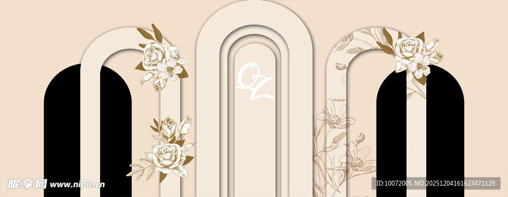 浅色婚礼 香槟色婚礼 舞台背景