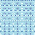 浅蓝色雪花波浪纹图案